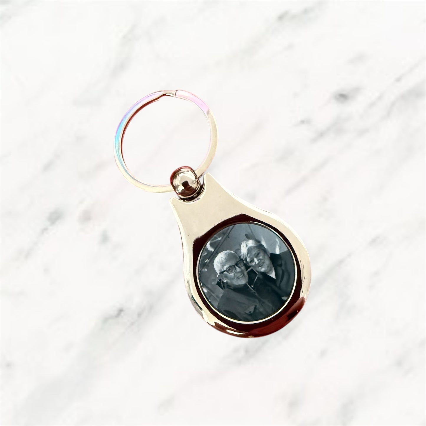 Silver Tear Keyring