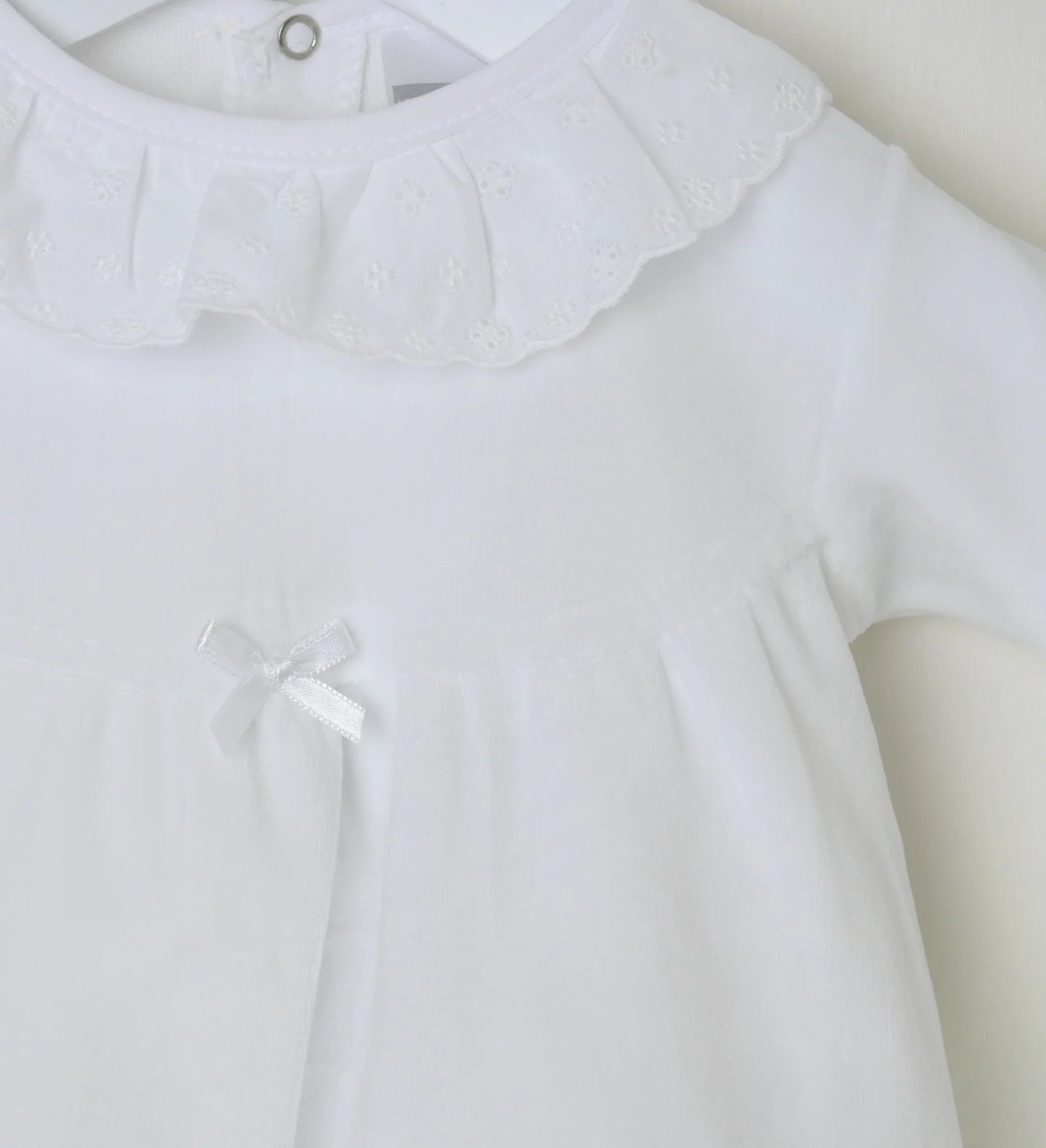 Broderie White Babygrow