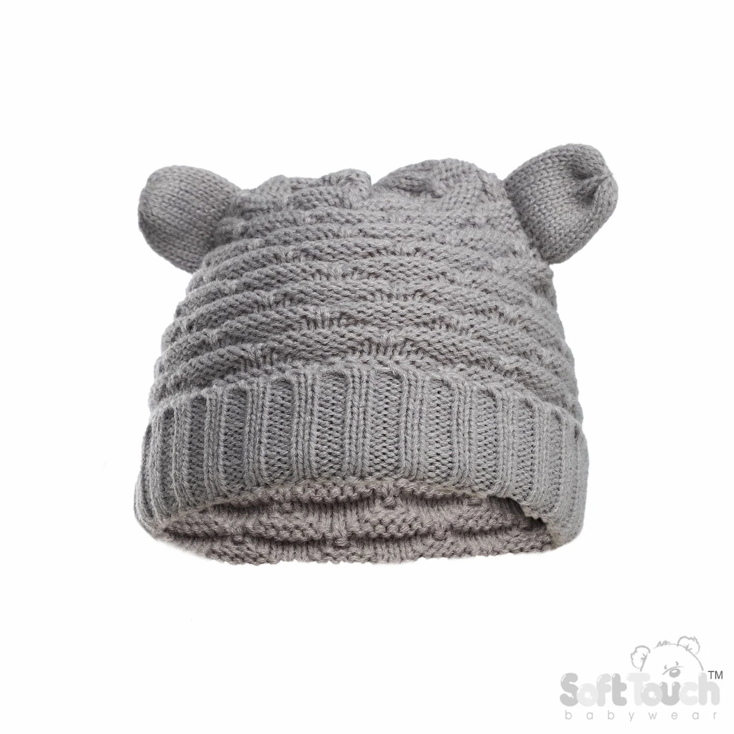 Cable Knit Hat with Ears