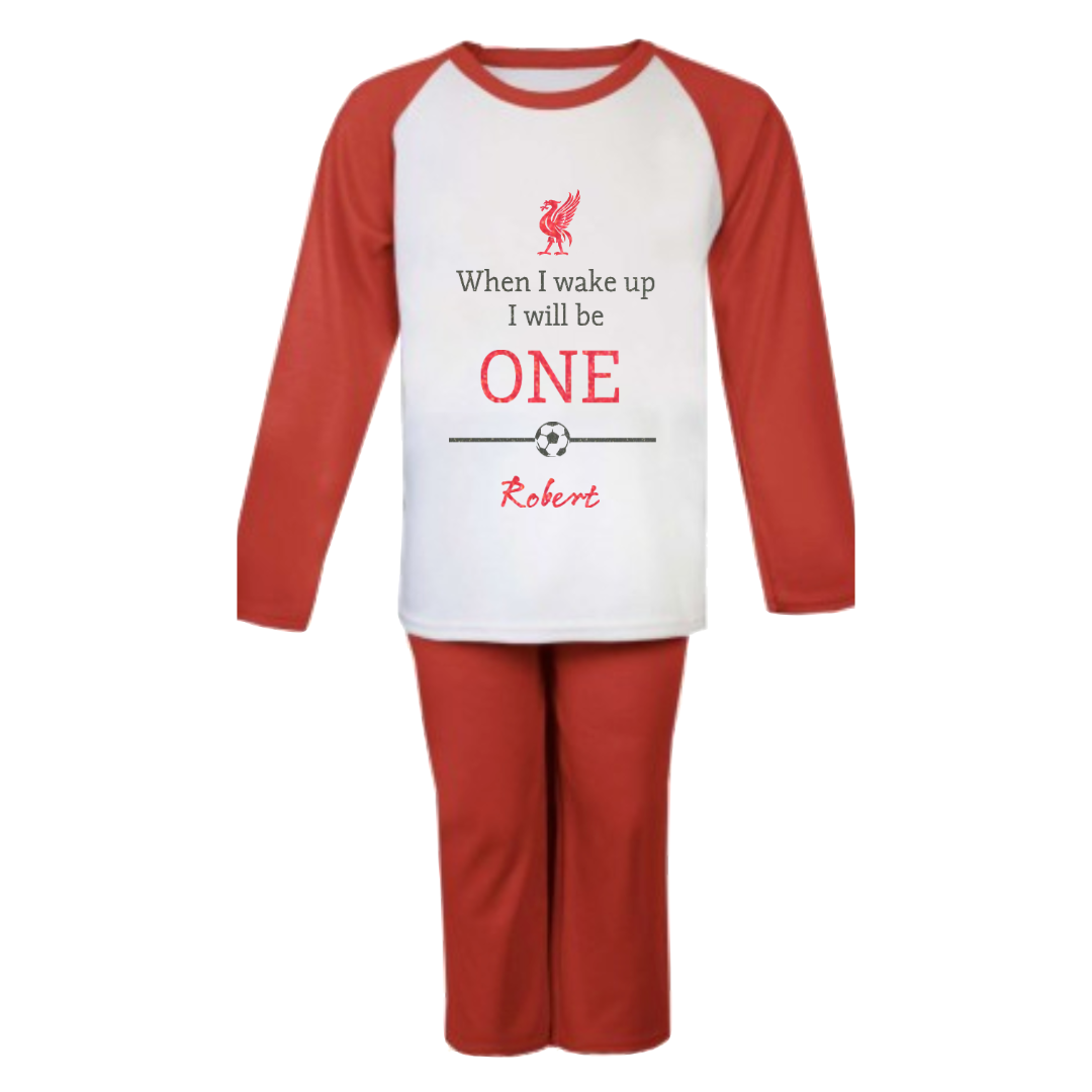 Red Liver Bird PJ's When I Wake Up