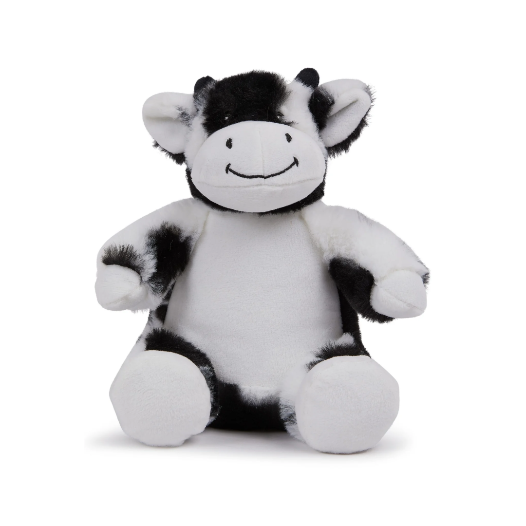 B&W Cow Teddy