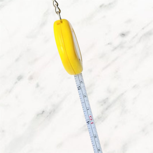 Yellow Tape Measure Keyring