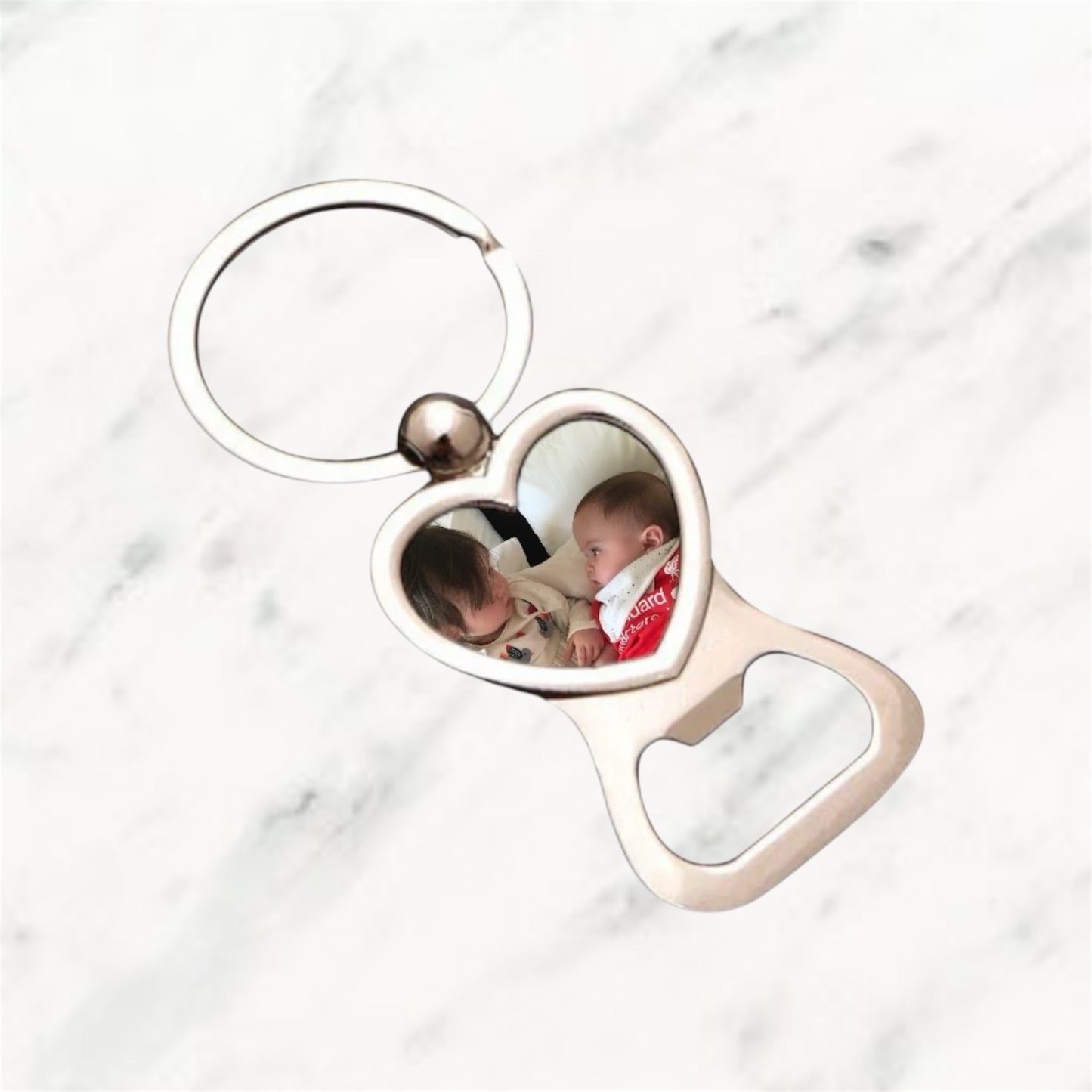 Heart Bottle Opener Keyring