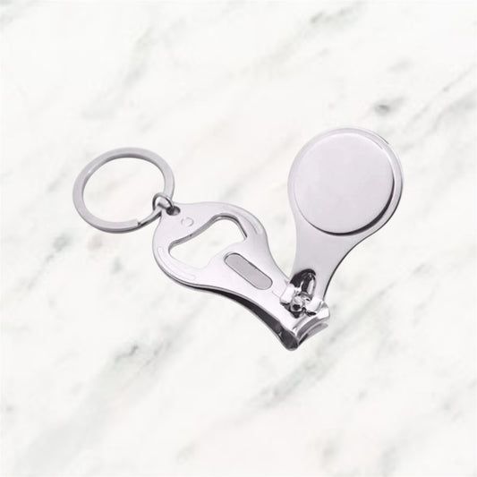 Nail Clipper & Bottle Opener Keyring