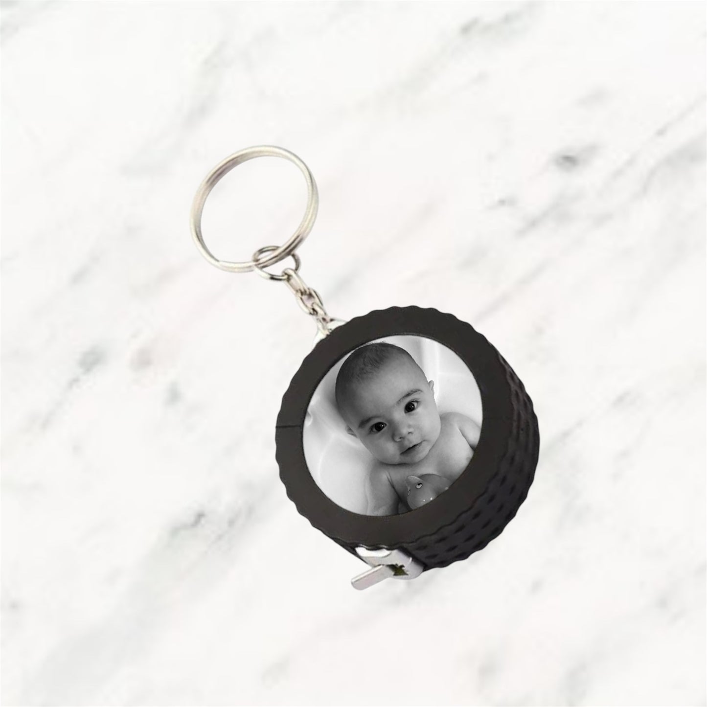 Tyre Tape Measure Keyring