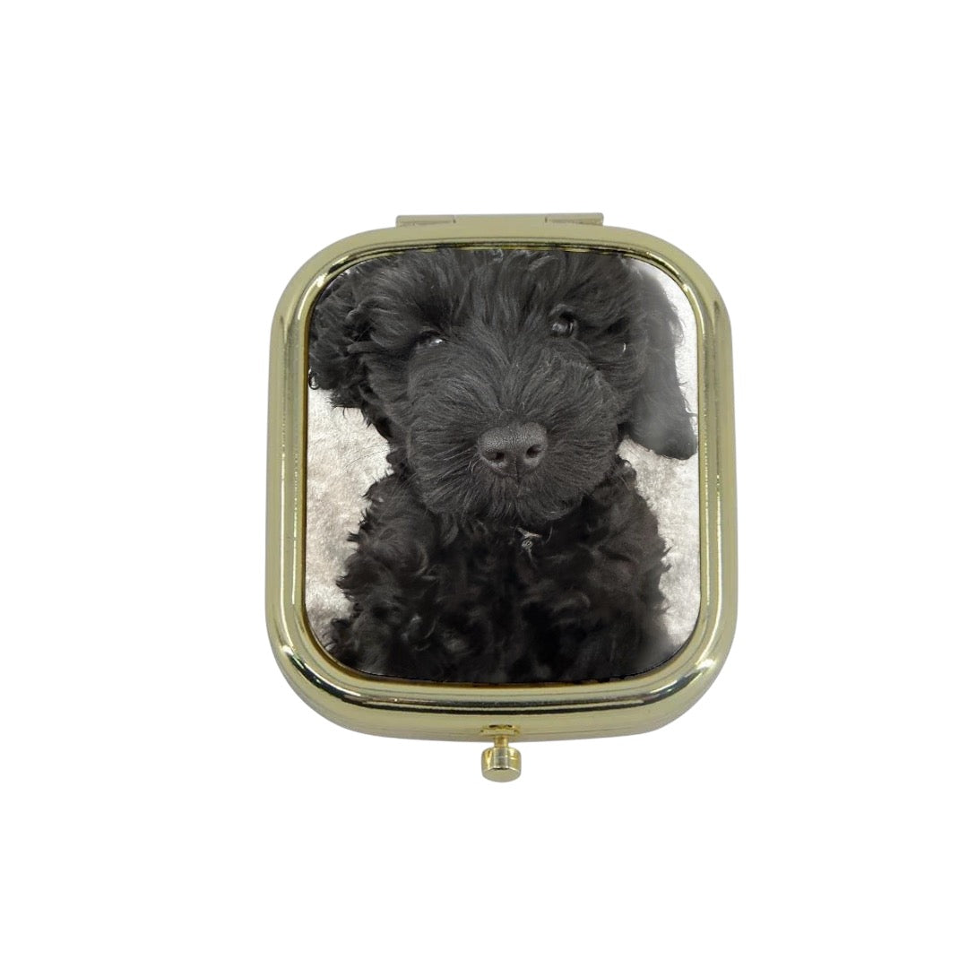 Gold Square Pocket Mirror