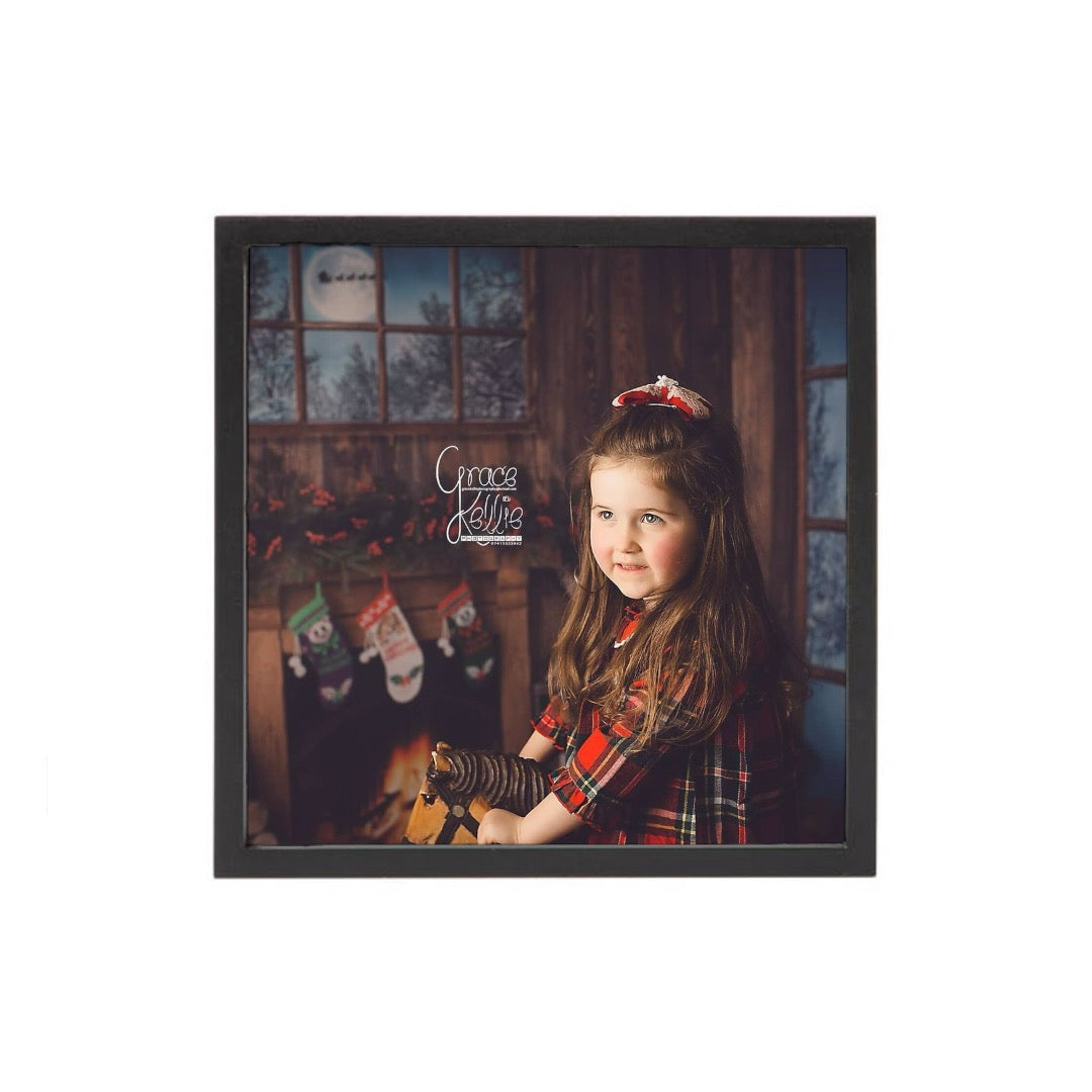 Black Square Block Frame