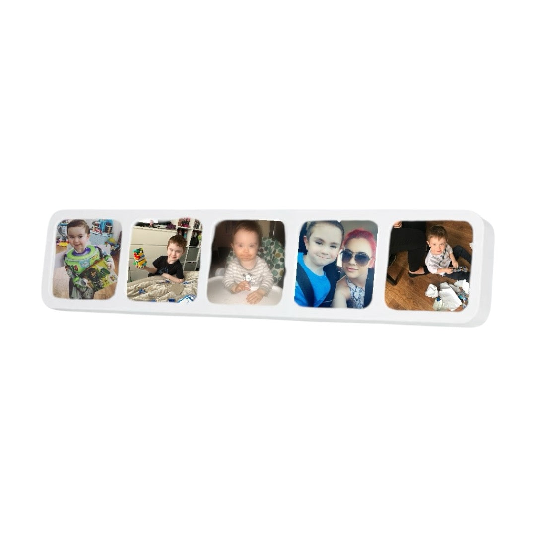 White Multi Block Frame