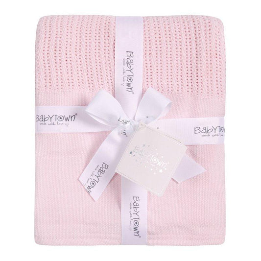 Heavy Knit Cellular Blanket