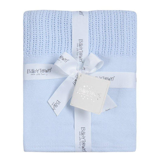 Heavy Knit Cellular Blanket