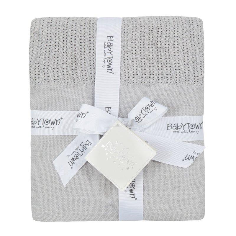 Heavy Knit Cellular Blanket