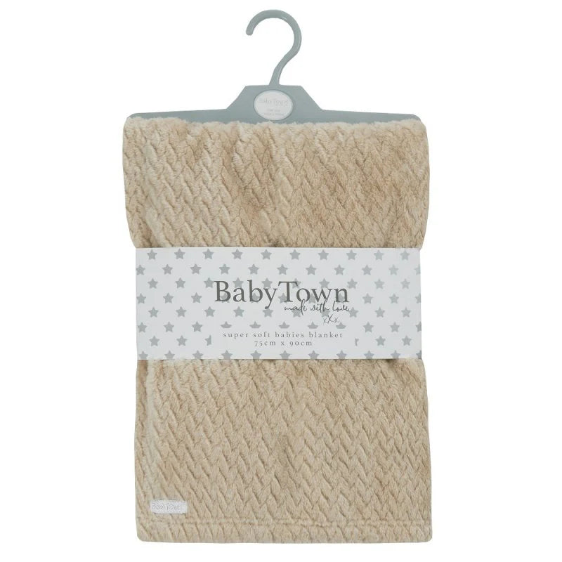 Textured Plush Blanket