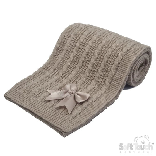 Cable Knitted Blanket