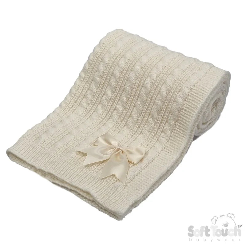Cable Knitted Blanket