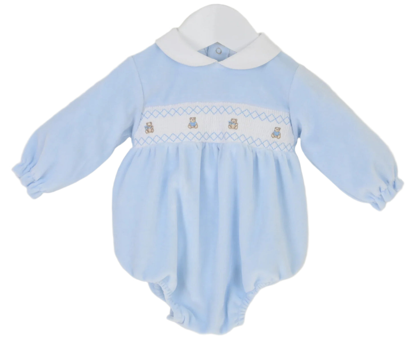Teddy Blue Romper