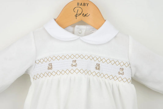 Teddy Ivory Romper