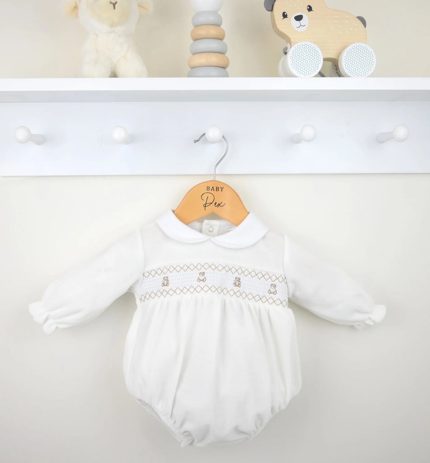 Teddy Ivory Romper