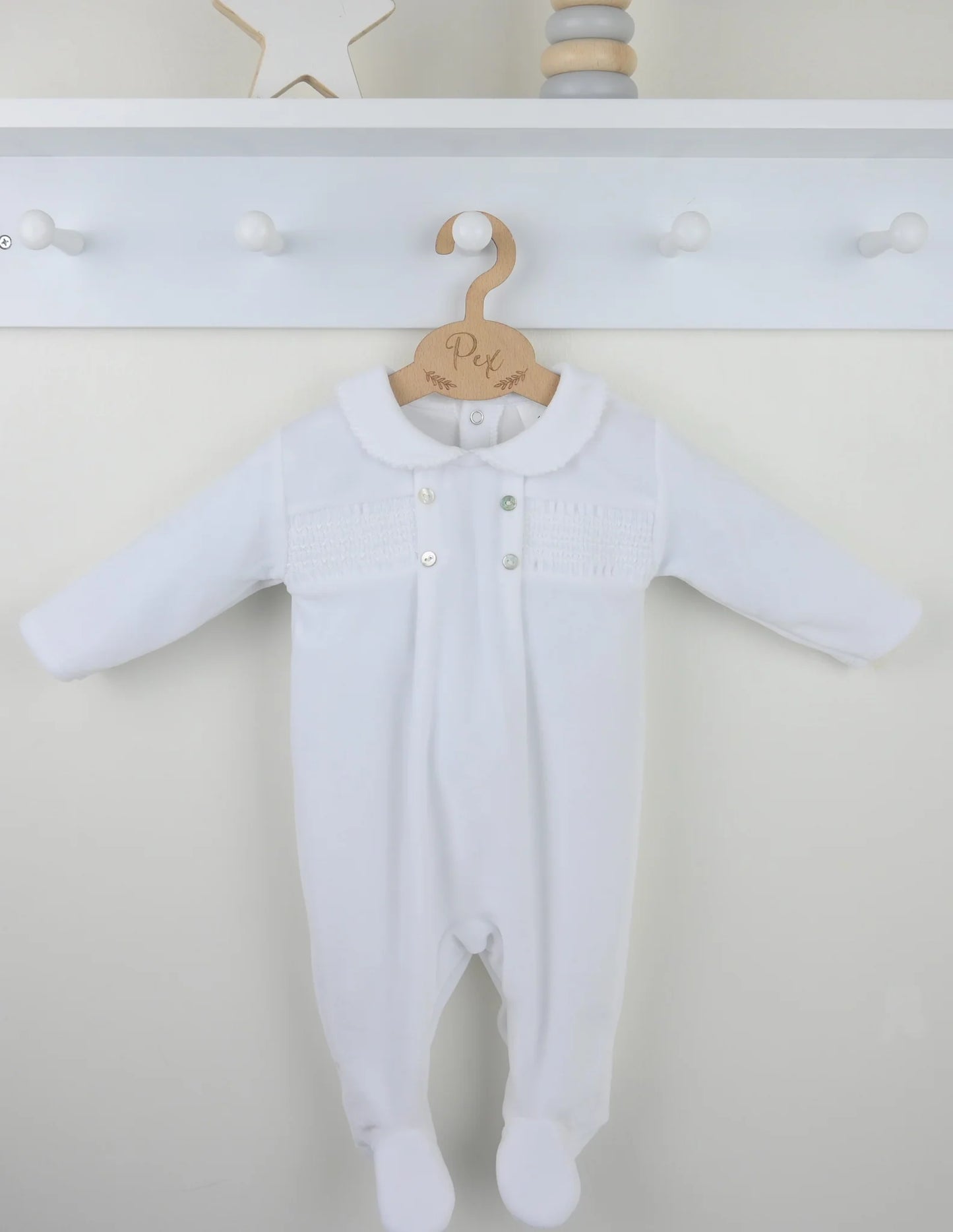Heirloom White Sleepsuit