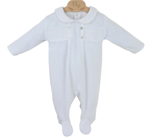 Heirloom White Sleepsuit