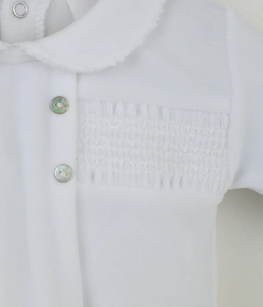 Heirloom White Sleepsuit