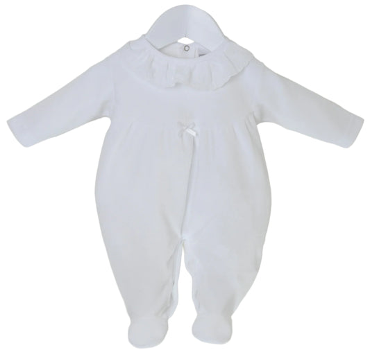 Broderie White Babygrow