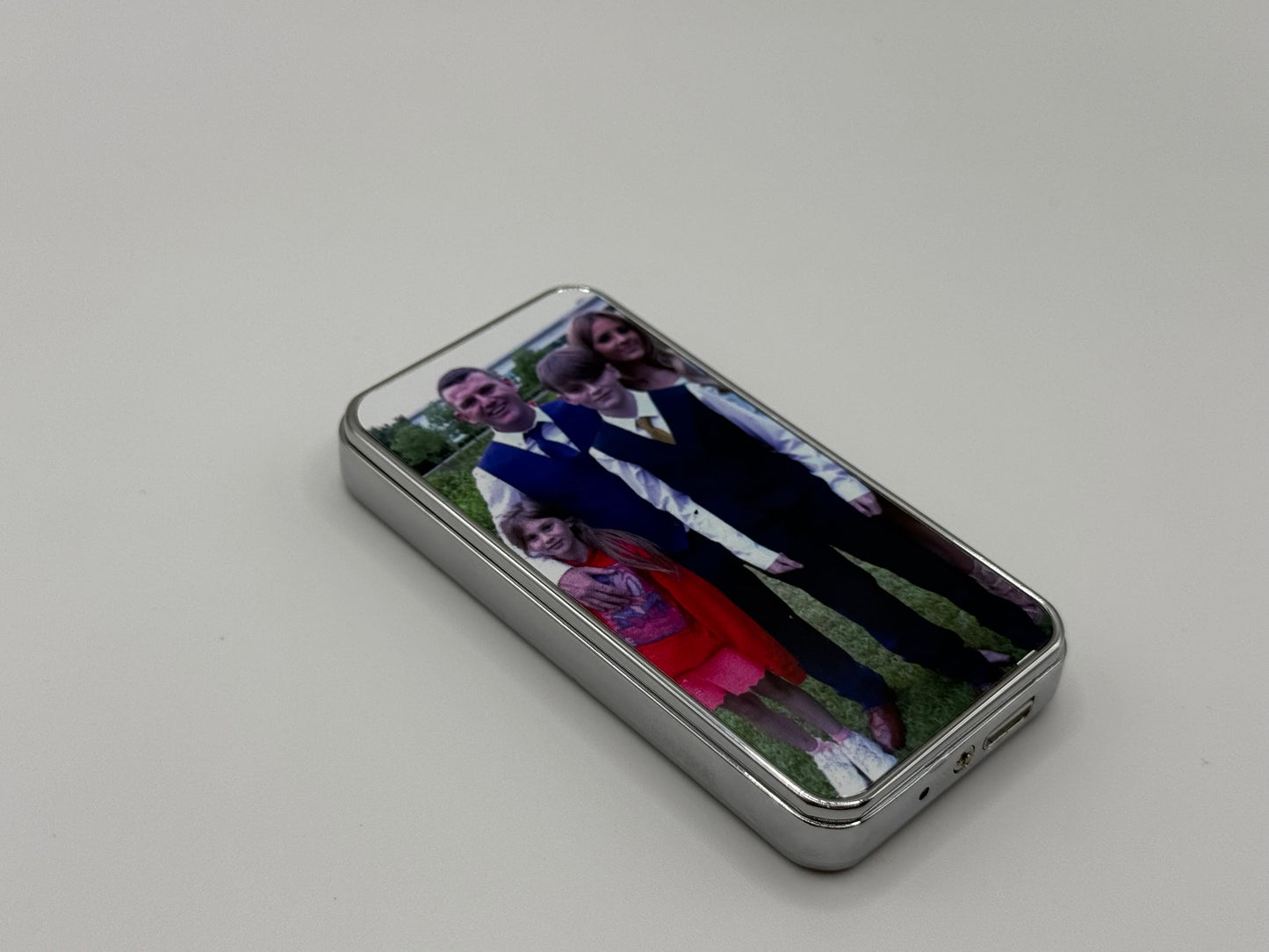Silver Electric USB Rechargeable Lighter