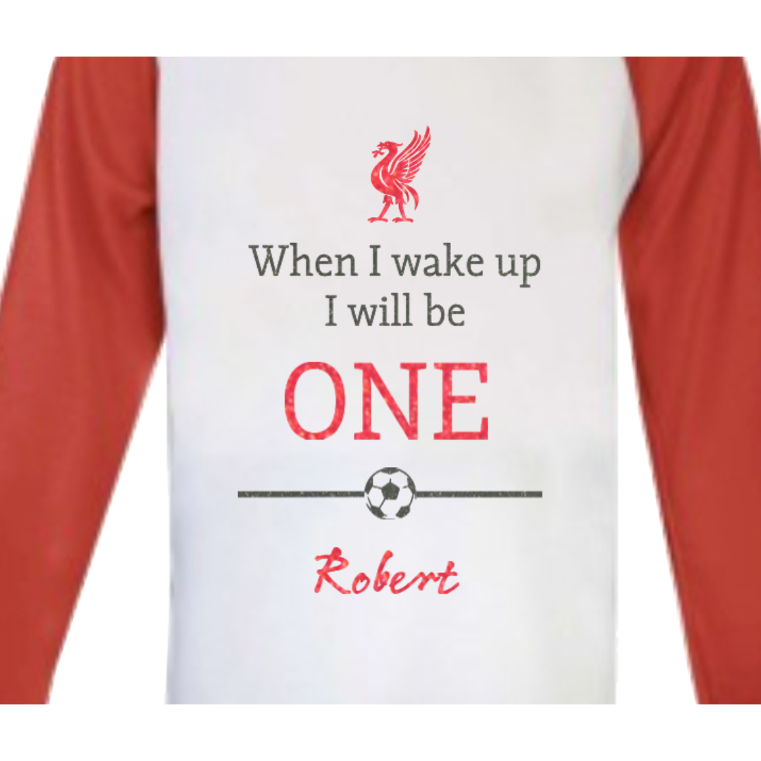 Red Liver Bird PJ's When I Wake Up