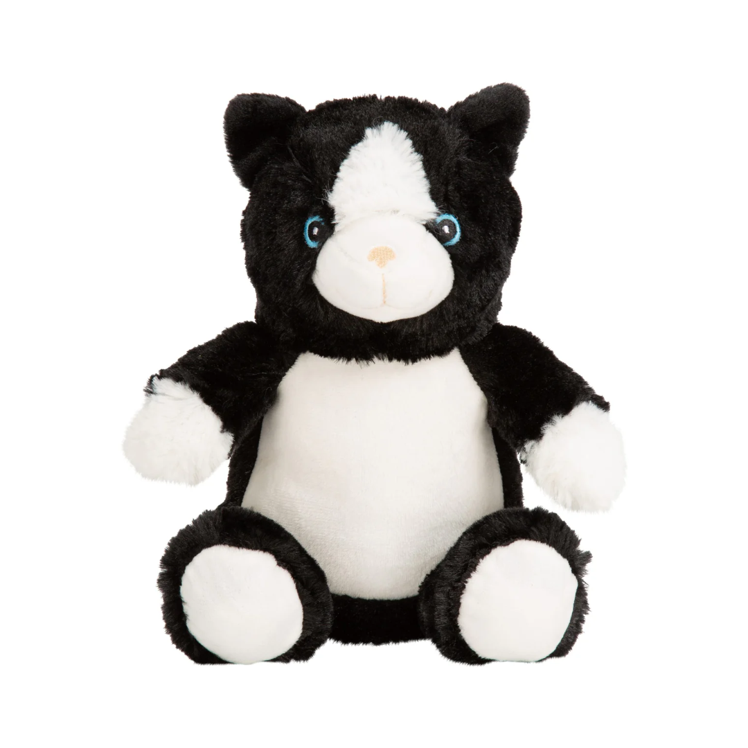 B&W Cat Teddy