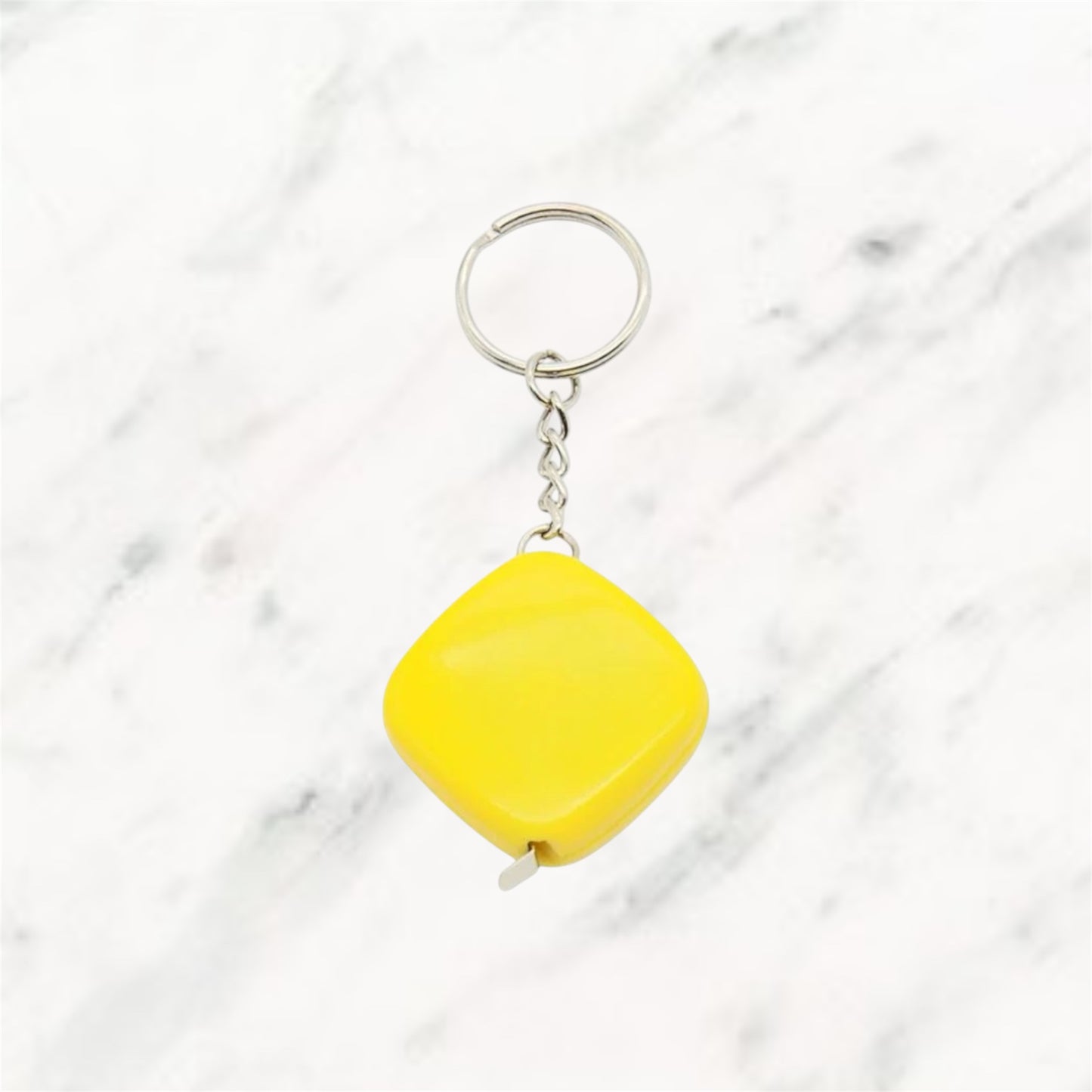 Yellow Tape Measure Keyring