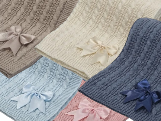 Cable Knitted Blanket