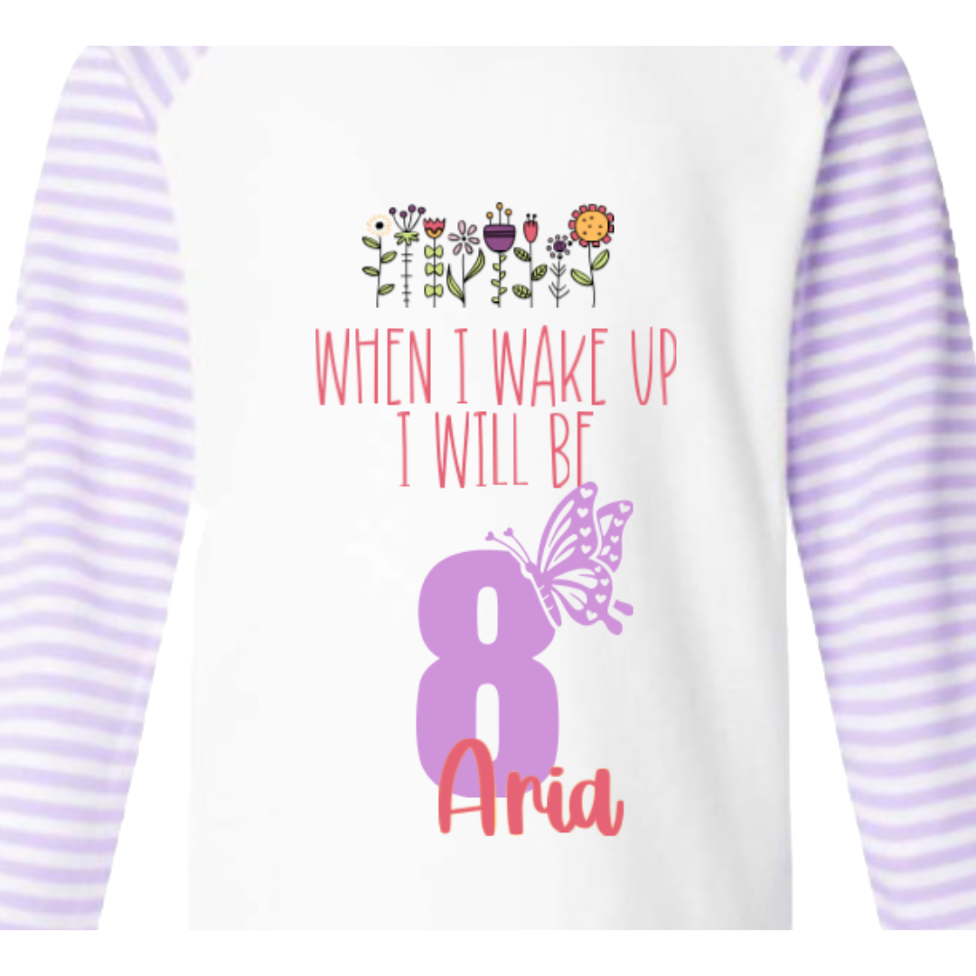 Betty the Butterfly PJ's When I Wake Up