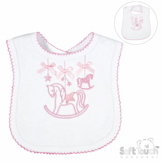 Horse Embroidered Bib