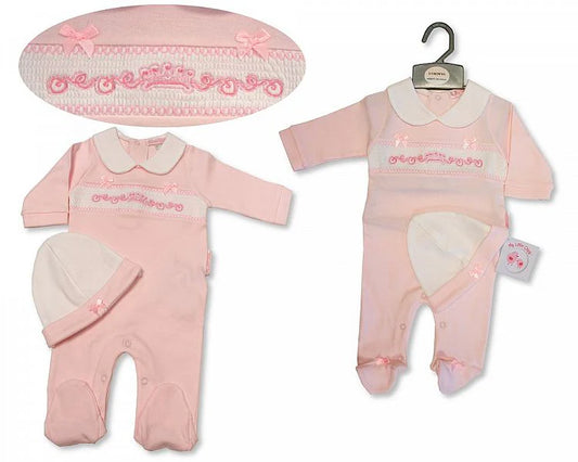 Crown Babygrow Set
