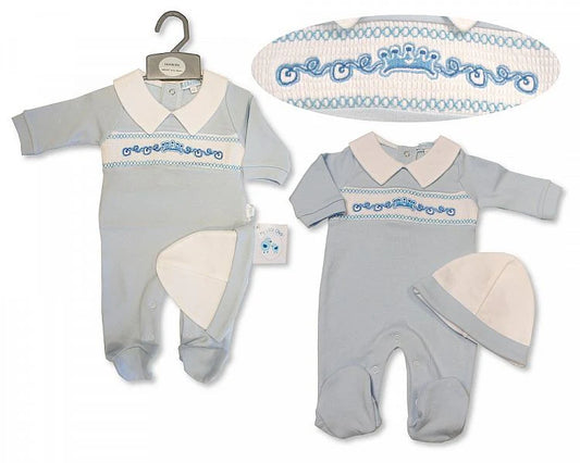 Crown Babygrow Set