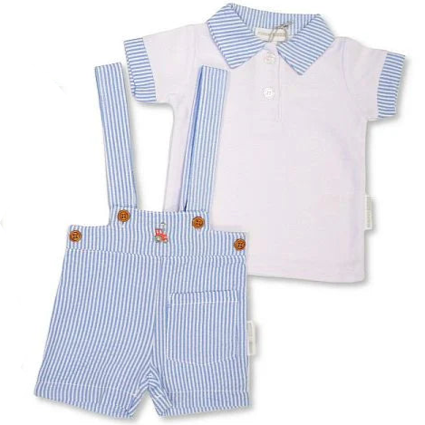 Leni Striped Dungaree