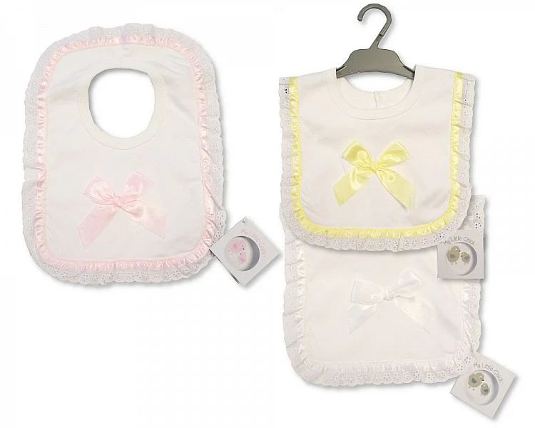 Lace & Bow Bib