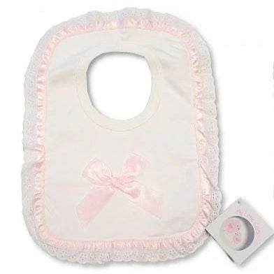 Lace & Bow Bib